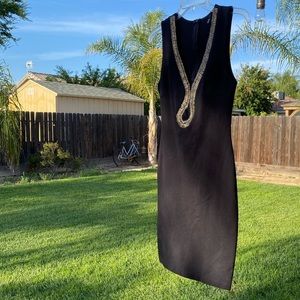ViJo Couture- Black Body Con Goddess Dress